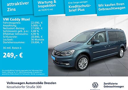 VW Caddy Volkswagen 1.0 TSI Highline ACC Kamera Navi