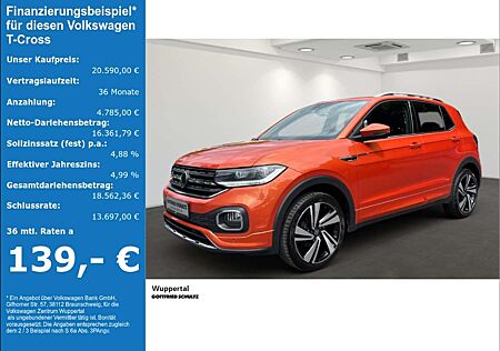 VW T-Cross Volkswagen 1.0 TSI R-Line DSG LED NAVI SHZ KAMERA PDC LM ZV