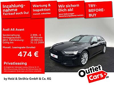 Audi A6 S-Line Black 50TFSI e qu AHK HuD MATRIX