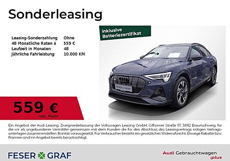 Audi e-tron Sportback 55 qu 2x S line B&O Matrix Pano