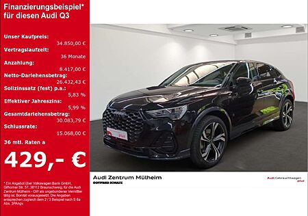 Audi Q3 Sportback 45 TFSI e S line Navi LED virtual schwar