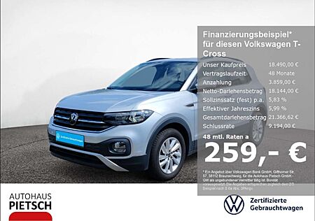 VW T-Cross Volkswagen 1.0 TSI Life Kamera App-Connect Sitzhzg