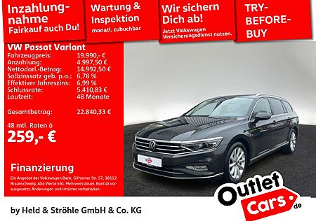 VW Passat Variant Volkswagen Elegance 2.0 TDI DSG AHK IQ-LED