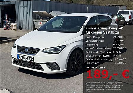 Seat Ibiza FR Pro Black Edition 1.0TSI DSG *NAVI+RFK*