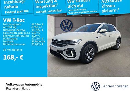 VW T-Roc Volkswagen 1.0 TSI R-Line AHK Rückfahrkamera Sportfah
