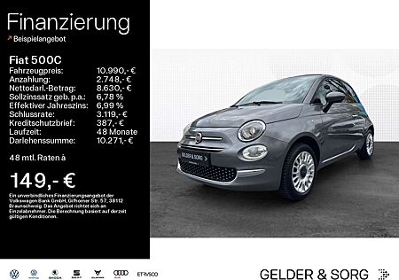 Fiat 500C Cabrio 1.2 8V PDC*DAB+*Navi*ALU*Klimaautom*