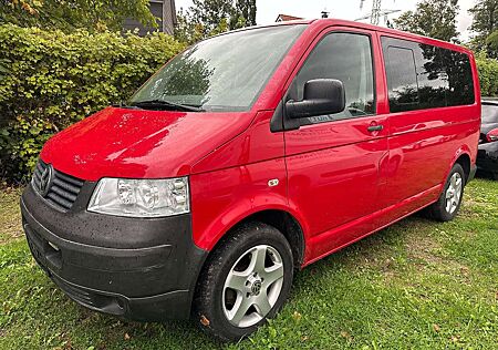 VW T5 Transporter Volkswagen Kombi*9Sitze*Klima*AHK*Allwetter