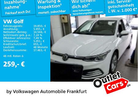 VW Golf Volkswagen VIII 2.0 TDI DSG Life Navi ACC LED