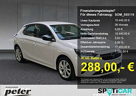 Opel Corsa F 1.2 Turbo Elegance Klima Sitzheizung Allwe