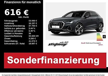 Audi Q3 S line 45 TFSI quattro ACC+AHK+MATRIX+NAVI+PANO