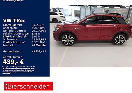 VW T-Roc Volkswagen 2.0 TSI DSG 4Mo R-Line AHK PANO LEDER 19
