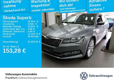 Skoda Superb Combi 2.0 TDI DSG Style Navi RearView Lan