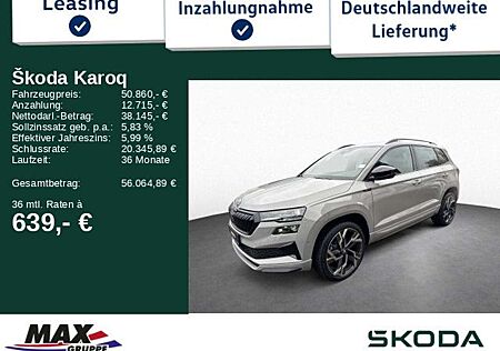 Skoda Karoq Sportline 1.5TSI 110kW 360°KAM+AHK+NAVI+