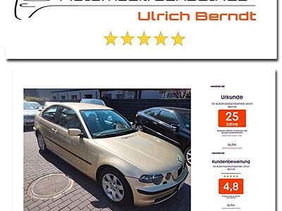 BMW 316 TI Compact - Top-Ausstattung Inspektion neu