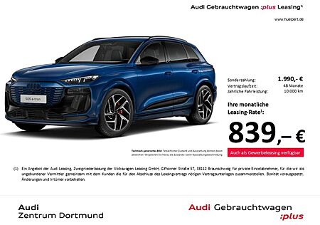 Audi SQ6 e-tron quattro edition one blue CARBON PANO