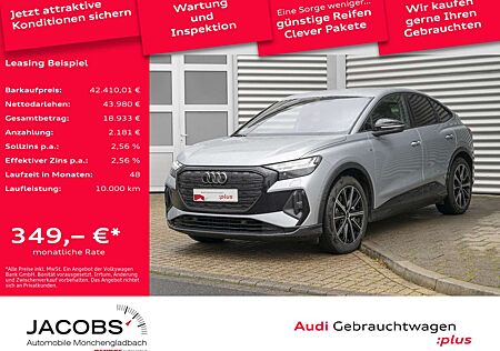 Audi Q4 e-tron Sportback 45 S line/0,25/Black+/Matrix/Wärmepumpe