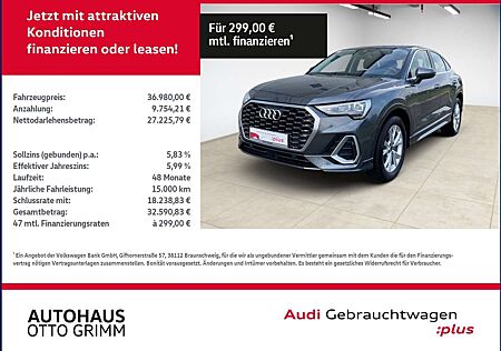 Audi Q3 Sportback 35 TFSI S line KLIMA LED NAVI