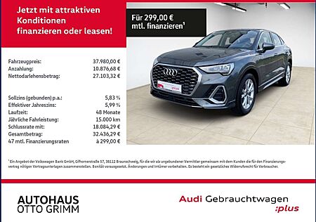 Audi Q3 gebraucht kaufen Audi Q3 Sportback 35 TFSI S line KLIMA LED NAVI