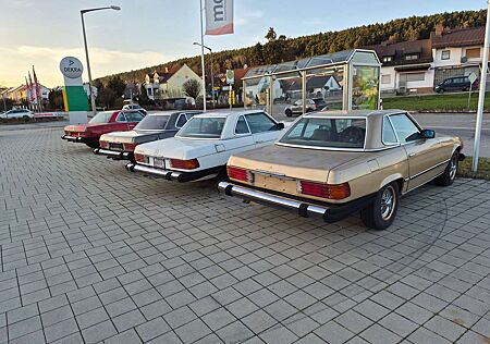 Mercedes-Benz SL 380 4 x SL, R107, 380,280,450,380, Euro 19.990,- Ne