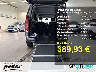 Opel Combo Life Combo Life 1.5 D Ultimate 2 Sitzer + Rollstuhlumbau / Rollstuhlrampe