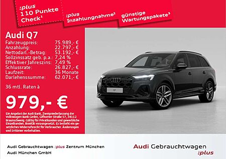 Audi Q7 55 TFSI e qu. S line AHK/21"Zoll/HuD/Matrix/A