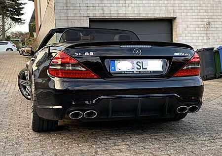 Mercedes-Benz SL 63 AMG tief, schwarz, breit - alles original