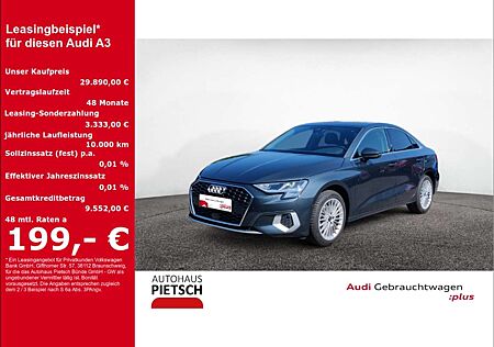 Audi A3 Limo 35 TFSI advanced SmartInter Sitzhzg