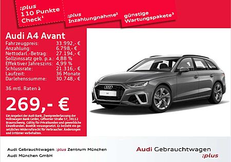 Audi A4 40 TFSI S tronic S line B&O/Navi+