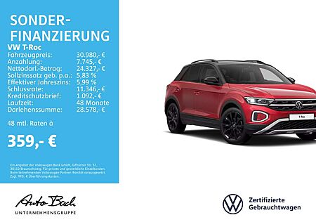 VW T-Roc Volkswagen 1.5 TSI "Black Style" DSG Navi LED Digital