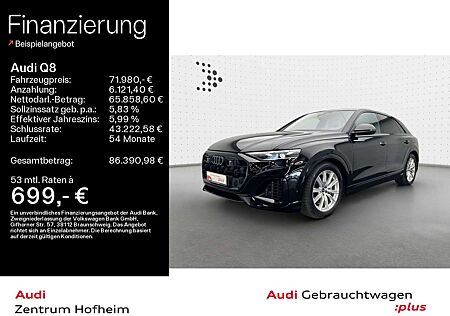 Audi Q8 55 TFSIe qu S line tip*Air*HUD*Matrix*Virtual