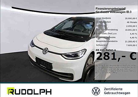 VW ID.3 Volkswagen Pro Business LED BT Navi SHZ PDC ACC Fernlichtass.