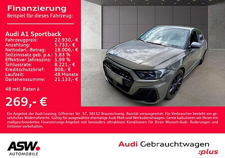 Audi A1 S line 30TFSI Stronic LED PDC SHZ