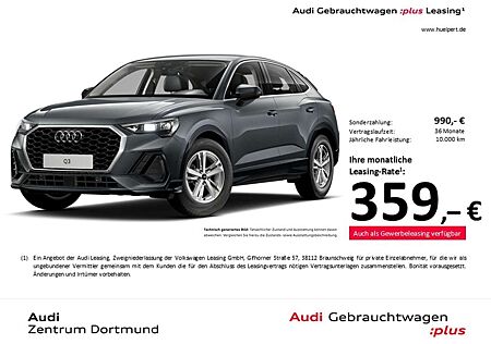 Audi Q3 Sportback 35 AHK CAM ACC LM17 NAVI+ CARPLAY