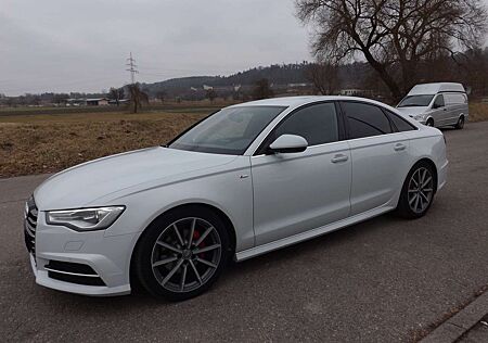 Audi A6 S-Line 2.0TDI S-tronic,Pearlweiß,8-f.,VOLL+TOP!