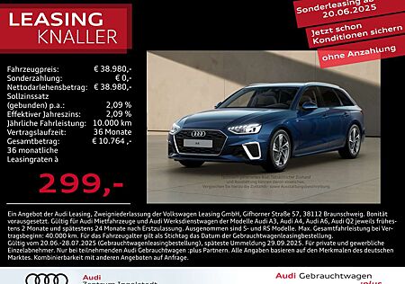 Audi A4 Avant 30 TDI S line STHZG LED AHK ACC NAVI 18"