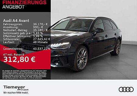 Audi A4 40 TFSI Q 2x S LINE LM19 KAMERA NAVI+ V