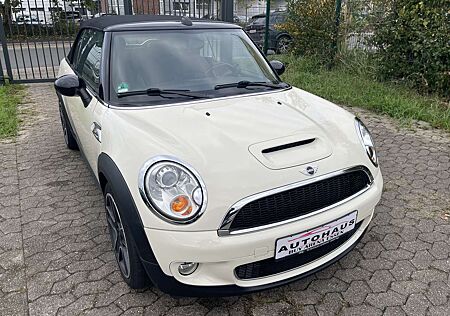 Mini Cooper S Cabrio 1.6 Chili 2.Hand Voll S-Heft Leder Bi-Xenon Weiss