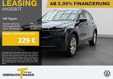 VW Tiguan Volkswagen 2.0 TDI LIFE AHK LED KAMERA NAVI