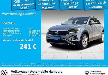 VW T-Roc Volkswagen 1.0 TSI Life Rückfkamera Navi Sitzhzg
