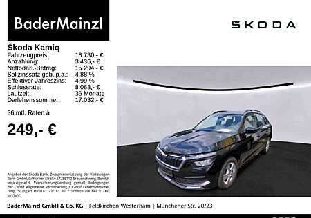 Skoda Kamiq 1.0 TSI Ambition Carplay Kamera SHZ LED