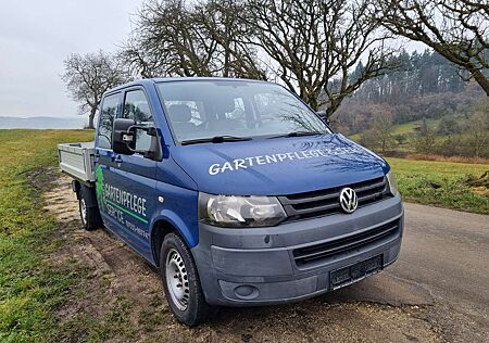 VW T5 Transporter Volkswagen Pritsche Doppelkabine Klima Standheizung SHZ AHK