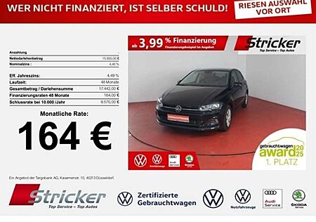 VW Polo Volkswagen Comfortline 1.0TSI DSG 164,-ohne Anzahlung Navi A