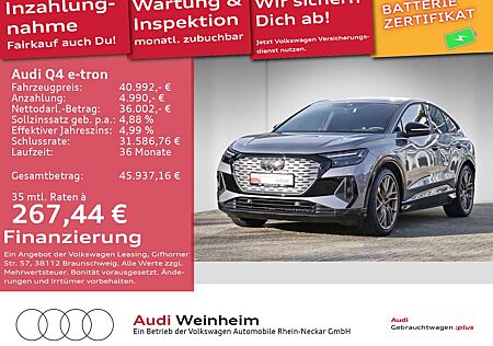 Audi Q4 e-tron Sportback 50 S-Line Edition one uvm