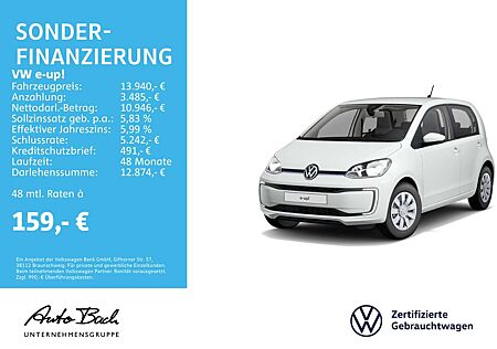 VW e-up! Volkswagen e-up! Automatik, Rückfahrkamera, Klima, Sitzheiz