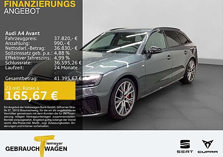 Audi A4 40 TFSI Q 2x S LINE LM19 KAMERA NAVI+ V