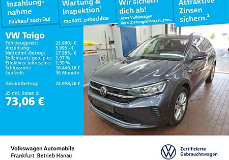 VW Taigo Volkswagen 1.5 TSI Move Spurhalteassistent LED Heckle