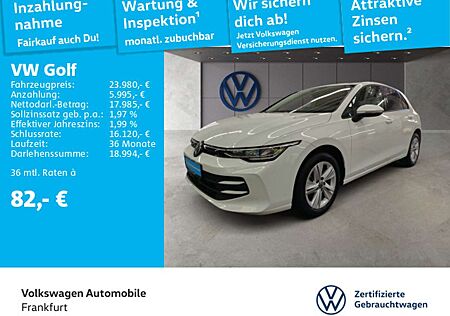 VW Golf Volkswagen VIII 1.5 TSI Life FrontAssist LED DAB+