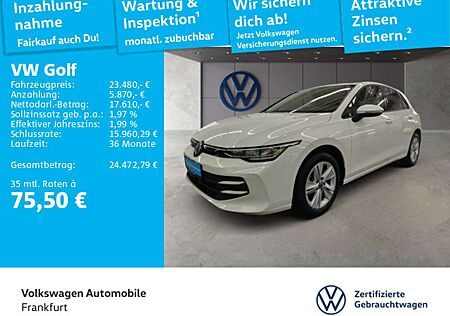 VW Golf Volkswagen VIII 1.5 TSI Life FrontAssist LED DAB+