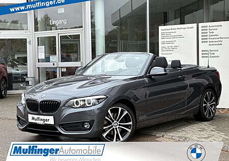 BMW 220 d Cabrio Sports.Navi Lenk+Sitzh.LED DAB 18" PDC