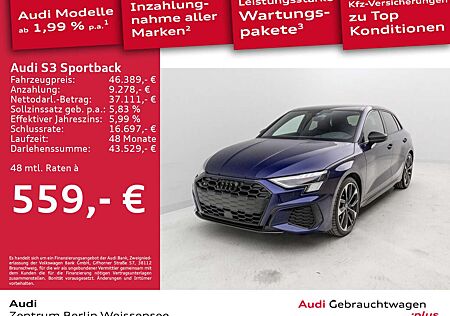 Audi S3 2.0 TFSI S-TRO*QU*MATRIX*HUD*B&O*RK